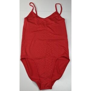 NWT Ethika Python Embossed Bodysuit Size Medium Girls Red